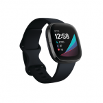 I&scaron;manusis laikrodis Fitbit Sense Smart watch, GPS (satellite), AMOLED, Jutiklinis ekranas, Heart rate monitorius, Activity monitoring 24/7, Atsparus vandeniui, Bluetooth, Wi-Fi, Carbon/Graphite Stainless Steel