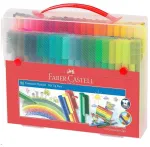 Faber-Castell - jungiamieji ra&scaron;ikliai, ne&scaron;iojimo dėklas, 80 vnt. (155579)