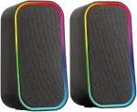 Kompiuterio kolonėlės &bdquo;Speedlink&ldquo; &ndash; TOKEN RGB žaidimų stereo kolonėlė, juoda