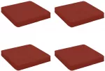 4 dalių sėdynės pagalvėlės VUGHT 4 pcs 100% poliesteris Raudona