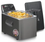Fritel Turbo SF 4551M, gilaus kepimo gruzdintuvė, 5 L, 190 &deg;C, 5 asm., vienkartinė, antracito spalvos
