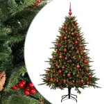 Dirbtinė kalėdinė eglutė su rutuliuku 240 cm 300 LED