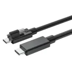 USB laidas Exsys EX-K1598-2.0 USB4, USB-C USB-C, 8K UHD-2, 40 Gbit/s, 5 A, 240 W, juodas, 1,5 m