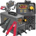 Powermat Akumuliatoriaus įkroviklis su inverteriu ir paleidimo funkcija 400A 12/24 V įkroviklis 40A PM-PI-400T