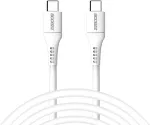 Accezz USB-C į USB-C laidas – 2 m – Baltas