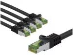 Goobay Kabelis krosowy CAT 8.1 su certyfikatem GHMT, S/FTP (PiMF), 2 m, pilka, komplektas 5 - Długość kabla 2 m