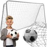 Futbolo vartų tinklas, 213 x 150 x 90 cm