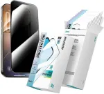 Benks Grūdintas stiklas Air Shield Privacy (C.M.LT.AP.00.F071), skirta Iphone 18 Pro Max, juodas &ndash; 10 vnt.