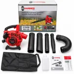 Benzininis lapų pūstuvas-siurblys Hammer HM-188, 25,4 cm&sup3;, su lapų surinkimo mai&scaron;u