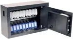 pavo Raktų seifas Advanced, 20 raktų, tamsiai pilkas, derinimo spyna ir pir&scaron;to antspaudo skaitytuvas, plieninės sienelės, &ndash; 1 vnt. (8025138)