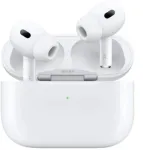 Ausinės APPLE AIRPODS PRO (2&ordf; GENERACIJA) + MAGSAFE ĮKROVIMO DĖKLAS Baltas USB C MTJV3AM/A