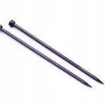 Knitpro J'adore Cubics medinės tiesios virbalai, 6.00mm, 30cm