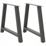 Vidaxl Kavos staliuko kojos, 2 vnt., antracito spalvos, 90x(72-73) cm, plienas