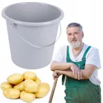 Plastikinis kibiras su metaline rankena namams Sodui universalus 10l Tvirtas