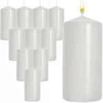 Aura Balta Cilindrinė Žvakė Sw50 100-090