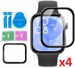 4 x Hybridinis 3d stiklas, skirtas Huawei Watch Fit 3