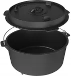 Ketaus medžioklės katilas + keptuvė 12l Browin