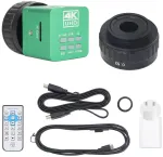 Hy-6210 elektroninis okuliaras, 0.5x adapterio lę&scaron;is, 4k įra&scaron;ymas, 41mp vaizdas, pramoninis mikroskopas, kameros teleskopas, elektroninis okuliaras su nuotoliniu valdymu, numatytasis