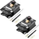 Esp32-cam wifi bluetooth modulis binghe 2 vnt. esp32-cam kūrimo plok&scaron;tė su ov2640 kamara moduliu + 2.4g i&scaron;orinė antena + esp32-cam-cm programavimo modulis su mini usb, suderinamas su arduino