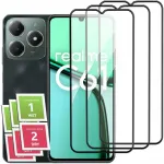 3x Grūdintas stiklas Realme C61, pilnas 5d stiklas per visą ekraną