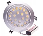 Led downlight &scaron;viestuvas 21w sidabrinis apvalus 1470lm 3000k Lamprix Lp-11-017