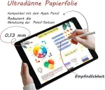 Hiins 3 vnt. popieriumi matinės ekrano apsaugos, suderinamos su Ipad Air 5 Generation (2022), Ipad Pro 11 Inch (2022, 2021, 2020) ir Ipad Air 4 10.9 Inch (2020), atspindžių mažinanti plėvelė pie&scaron;imui