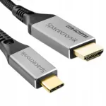 Camelion Usb-c 3.1 į hdmi 4k uhd Spacetronik Kch-spa015 1,5 adapterio kabelis