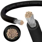 Saulės kabelis fotovoltinėms sistemoms 4mm&sup2; - Solarflex-x H1z2z2-k 1 m