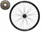 Kands 27,5 colių galinis dviračio ratas v-brake + shimano 7 pavarų laisvoji pavara
