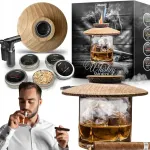 Whisky rūkymo rinkinys Smoker dovanų rinkinys vyrui gimtadienio proga