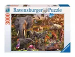 Ravensburger Dėlionė 3000 vnt. - Afrikos gyvūnai