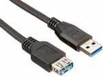 Wentronic USB kabelis OEM USB-A - USB-A 1,8 m Juodas (93998)