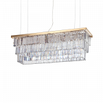 Pakabinamas &scaron;viestuvas Ideal Lux Suspended lamp with 8 lights MARTINEZ, E14, auksinis color