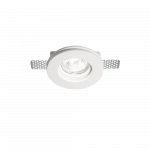 Ideal Lux Recessed lamp 1 light SAMBA ROUND, GU10, baltas