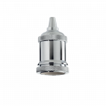 Ideal Lux Bulb holder ACCESSORI, E27, chrome