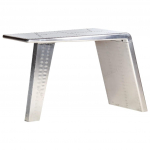 Aviator ra&scaron;omasis stalas, sidabrinės sp., 112x50x76cm, metalas