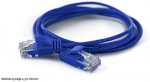 Wantec wW pataisomasis kabelis CAT6A (apie 2,8 mm) UTP mėlynas 1,50 m (7244)