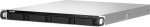 Serveris QNAP TS-464U NAS Rack (1U) Intel&reg; Celeron&reg; N5095 8 GB DDR4 0 TB QNAP Turbo System Aliuminio, Juodas