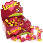 Kramtomoji guma Love is Cherry-Lemon, 4,2g x 100 vnt.