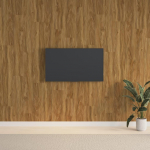Sienų plok&scaron;tės, rudos, 2,06m&sup2;, PVC, medienos imitacijos