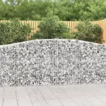 I&scaron;lenkti gabiono krep&scaron;iai, 20vnt., 400x50x100/120cm, geležis
