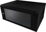 ALLNET ALL-SMC6412SCHWARZ - 12U - Wall mounted rack - 50 kg - Juodas - Steel - Passive