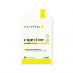 Maisto papildas Herbavel Digestive Enzymes Blend, 90 kapsulių