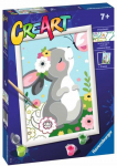 Tapymas pagal skaičius Beautiful Bunny 20179 Ravensburger
