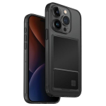 UNIQ dėklas Air Fender ID Apple iPhone 15 Pro Max 6.7" pilkos spalvos pilkas tinted Cardslot