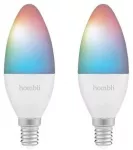 Avanca International BV Hombli smarte Gl&uuml;hbirne, 4,5W, E14, RGB, CCT, 1+1 reklaminis paketas