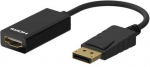 Sinox Beslag Sinox SOC01250, DisplayPort, HDMI, 0,1 m, Juoda