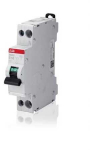 ABB Automatinis jungiklis C 6A, 1 poliaus + nulis, C charakteristikos, 6kA trumpojo jungimo atjungimo galia 230/400V AC, 18 mm pločio