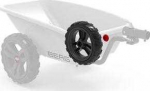 Berg Wheel pilkas-juodas 9x2 left (red cover)