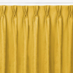 Užuolaidos 420&times;245 cm garstyčių spalvos CHENILLE FLEX